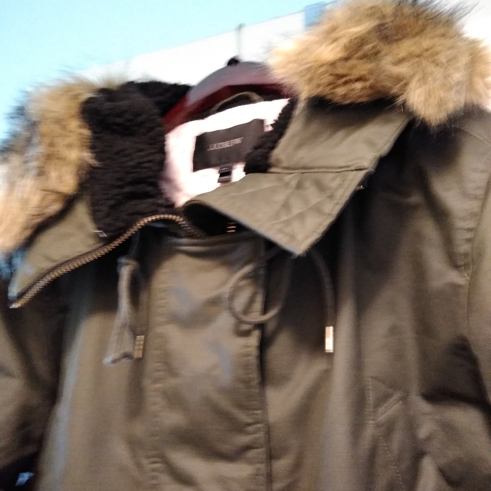 J crew perfect Winter parka jacket coat